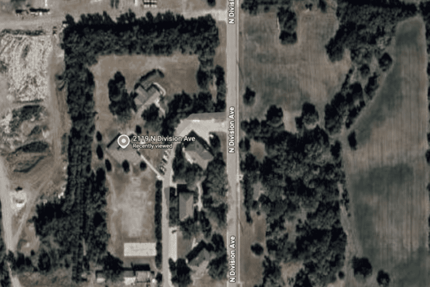 There are nine buildings on 14 acres of land that house seasonal workers on the Google Maps aerial view.