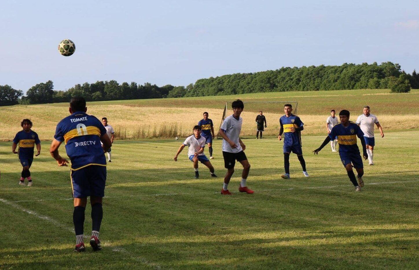 Hispanic farmworkers in western New York take a rare day off to play soccer.